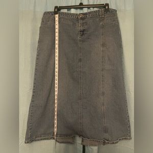 Long Cato Denim Skirt - 18 W -